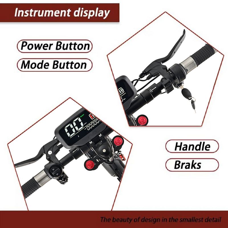 Load image into Gallery viewer, PORIYA 2500W Electric Scooter 70KM/H 80KM 11" Off-Road Tires Adult Travel E-Bike
