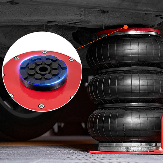 PORIYA Triple Bag Air Jack 3 Ton/6600 lbs Pneumatic Jack for Car SUV Lifting