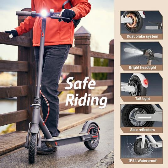 Electric Scooter Adult 900W 40KM/H 50KM Foldable Portable Travel E Bike w/ APP