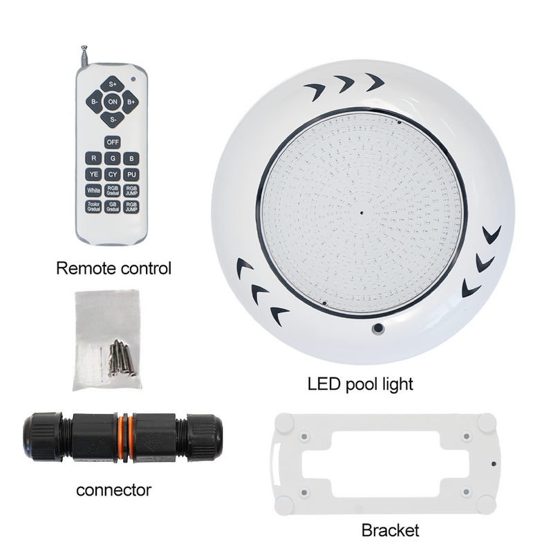Load image into Gallery viewer, PORIYA 55W Resin Filled Underwater Swimming Pool Light LED RGB with Remote Controller
