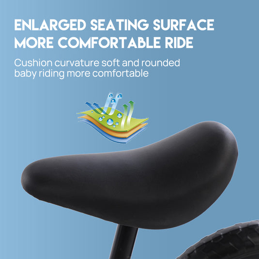 PORIYA Kids Balance Bike Ride On Toys Push Bicycle 12" Children Outdoor Toddler Safe