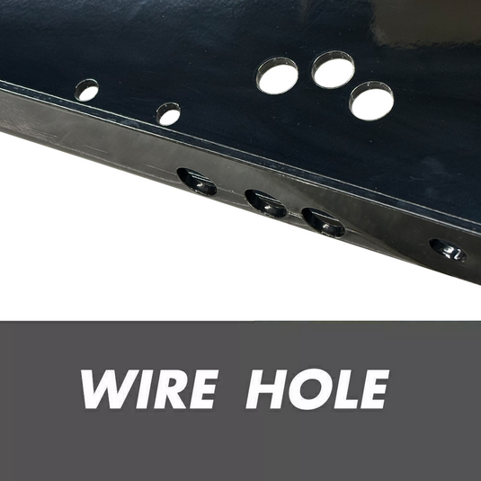 PORIYA Winch Mounting Plate Cradle Steel 8000-14500lbs Universal Truck Trailer