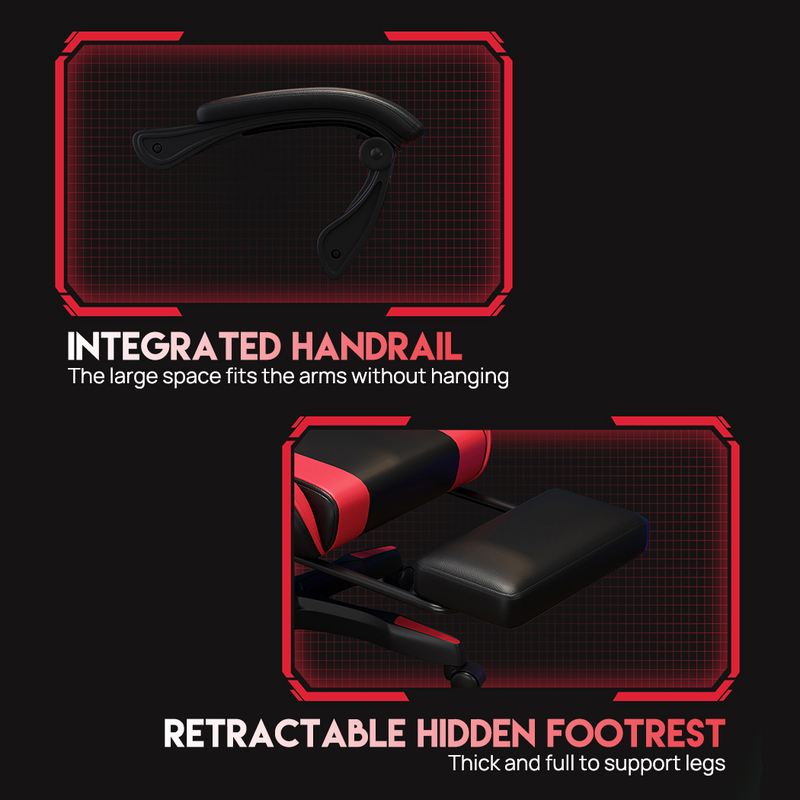 Load image into Gallery viewer, Gaming Chair Office Computer Seating Racing PU Executive Massage Racer Recliner
