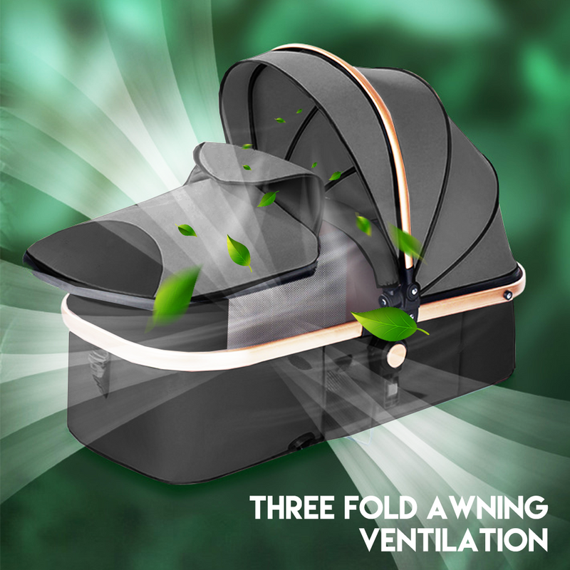 Load image into Gallery viewer, PORIYA Baby Stroller Foldable Pram Bassinet Carriage Infant Travel Pushchair Strollers
