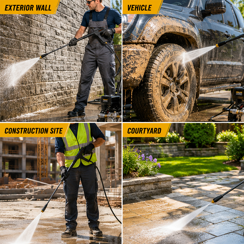 Load image into Gallery viewer, PORIYA Pressure Washer Pump Power Washer Pump 19 mm Horizontal 3400 PSI 2.5 GPM
