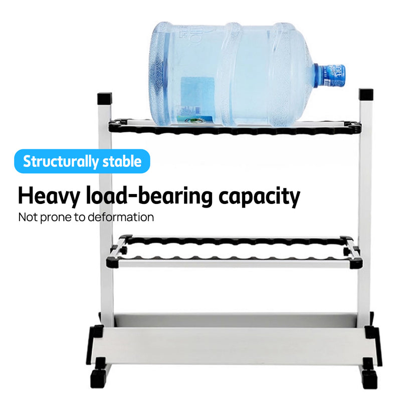 Load image into Gallery viewer, PORIYA 24 Fishing Rod Holder Storage Rack Fishing Pole Stand Garage Organizer Holds
