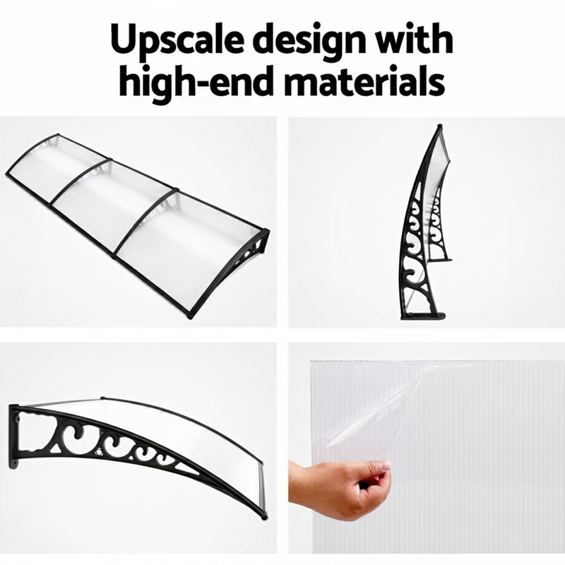 Load image into Gallery viewer, PORIYA Window Door Awning Outdoor Balcony Door Canopy Shelter Rain Cover Wind Shield
