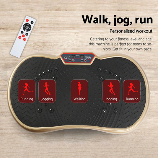 Exercise Vibration Machine Platform Fitness Vibrating Plate Full Body Workout AU