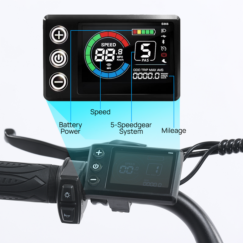 Load image into Gallery viewer, PORIYA 20" Foldable Electric Tricycle 1500W Fat Tire 3 Wheel Bike 55km/h E-Trike 60km
