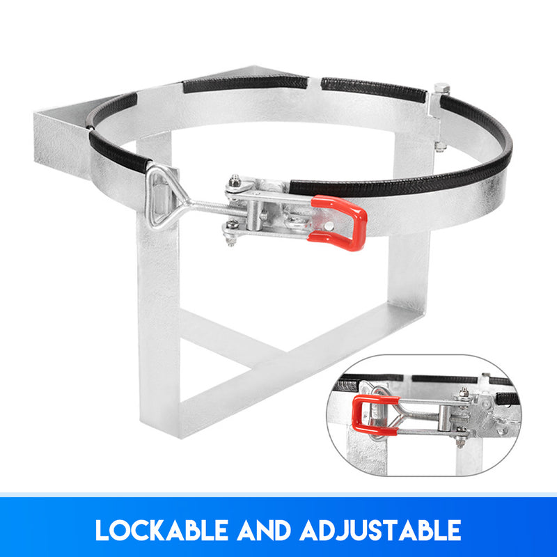 Load image into Gallery viewer, PORIYA 4.5KG/9KG Gas Bottle Holder Steel Galvanized Lockable Camper Trailer Caravan 4WD
