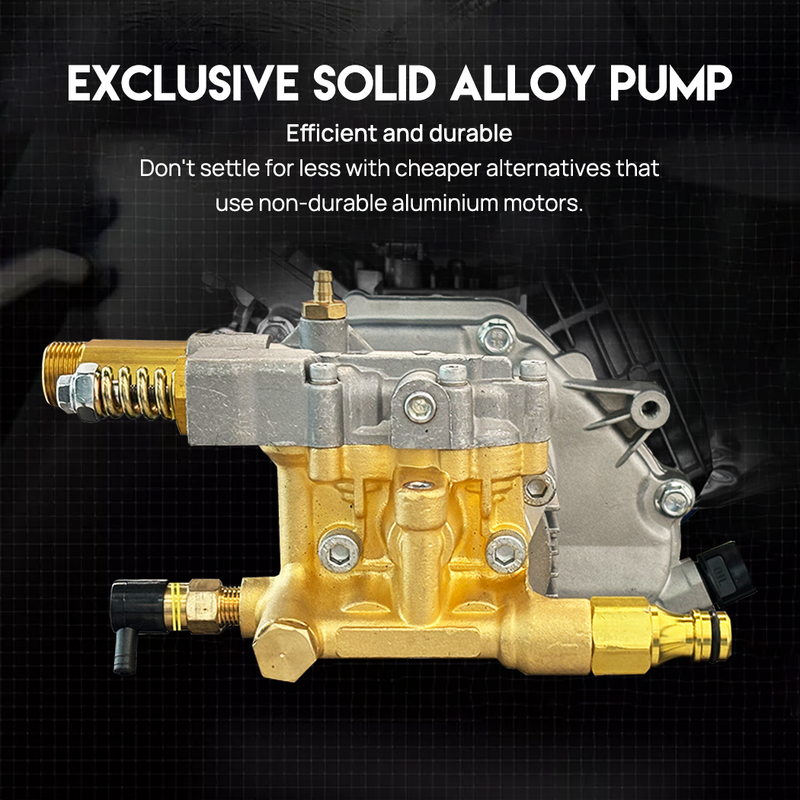 Load image into Gallery viewer, PORIYA 4800 Psi High Pressure Water Cleaner Electric Washer Gurney 10Hp Petrol 20M Hose
