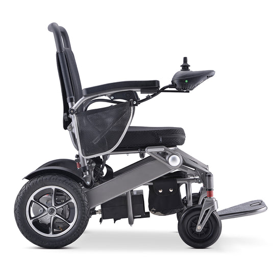Electric Wheelchair Folding Long Range Lithium Power Motorised Foldable