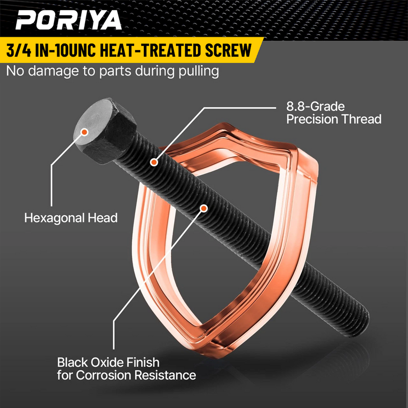 Load image into Gallery viewer, PORIYA 23PCS Front Wheel Drive Bearing Removal Adapter Puller Pulley Tool Kit w/ Case
