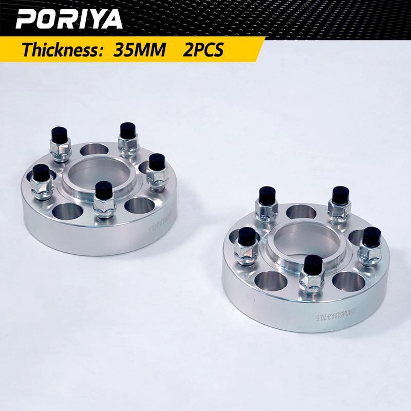 Load image into Gallery viewer, PORIYA 2PCS Wheel Spacers 35mm 5x114.3 for Ford Falcon XT XF EA EB ED EF EL to BA BF FG
