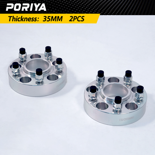 PORIYA 2PCS Wheel Spacers 35mm 5x114.3 for Ford Falcon XT XF EA EB ED EF EL to BA BF FG
