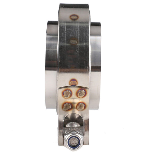 PORIYA 2.5" 64mm V-Band Vband Clamp Stainless Steel Flange Exhaust PipeTailpipe