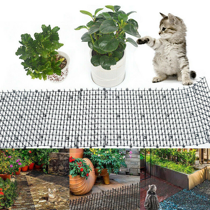 Load image into Gallery viewer, PORIYA 2M x 30CM Cat Scat Mat Spikes Prickle Strip Anti-Cat Away Safe Garden Protector
