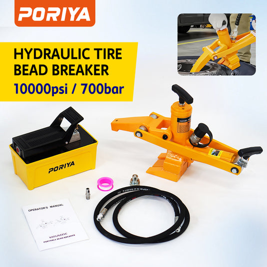 PORIYA Hydraulic/Slide Hammer/Clamp Tire Bead Breaker for Car Truck Trailer Tire