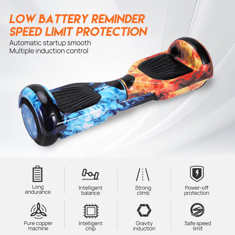 Load image into Gallery viewer, Electric Hoverboard Bluetooth Speaker Portable LED Self Balancing Scooter UL
