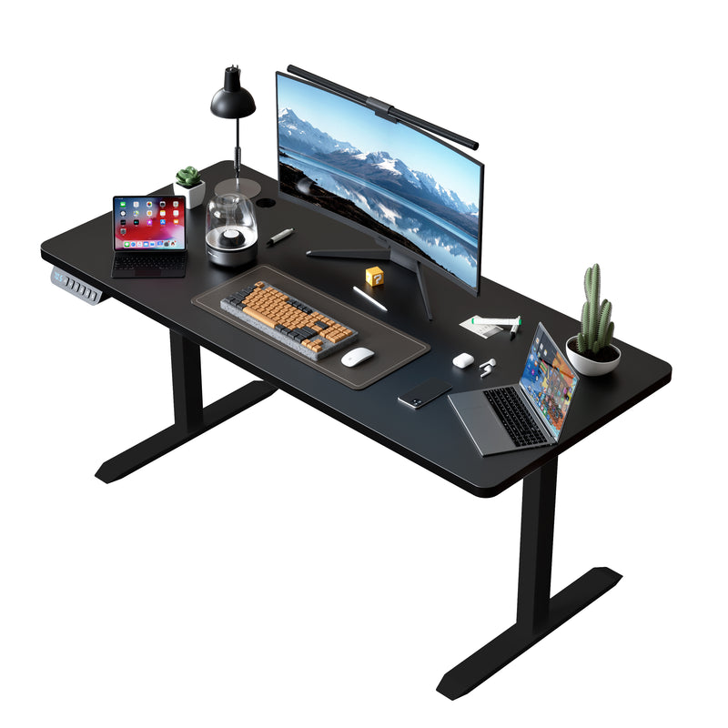 Load image into Gallery viewer, PORIYA Electric Standing Desk Height Adjustable Motorised Home Office Stand Table 1.2M
