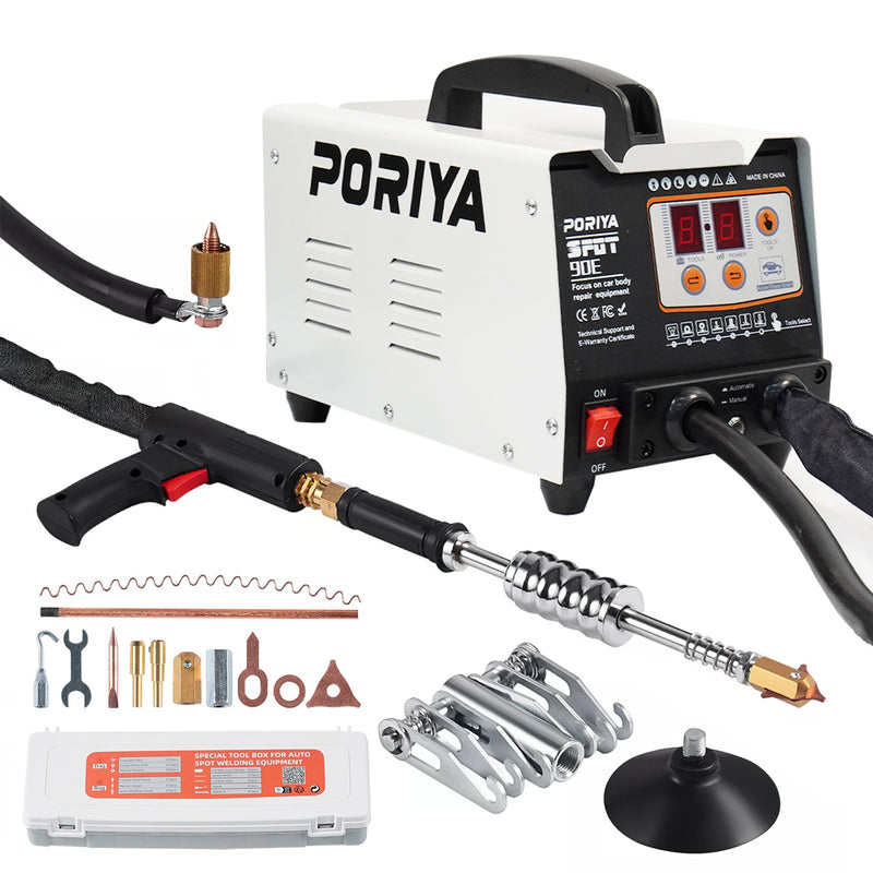 Load image into Gallery viewer, PORIYA Spot Welder Dent Puller 3KW Stud Welder Dent Repair Kit w/ Welding Gun
