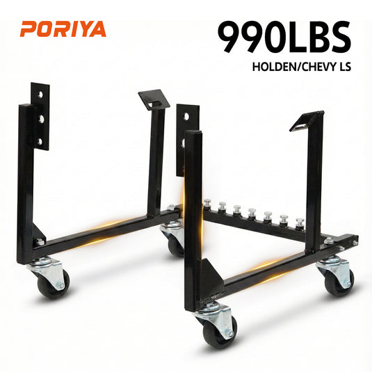 PORIYA Engine Cradle Complete With Wheels compatible with Holden/Chevy LS Engine