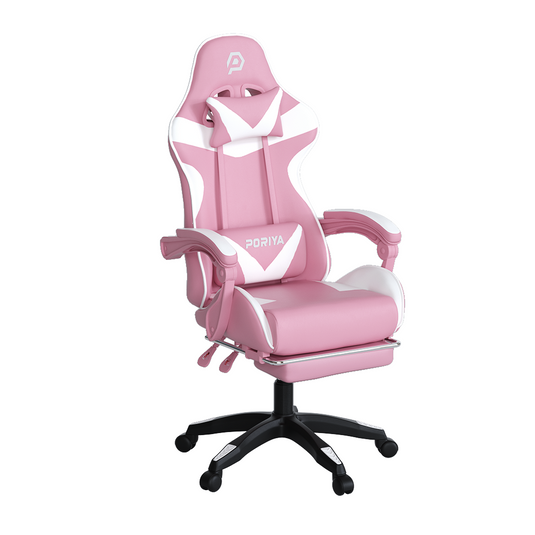 PORIYA Gaming Chair Home Office Computer Seat Racing PU Executive Recliner Chair