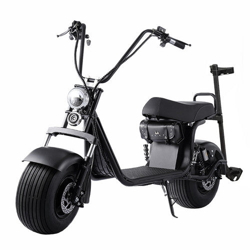 Electric Scooter 2000W 60KM/H Off Road E-Scooter W/ Golf Rack Golf Cart Scooter