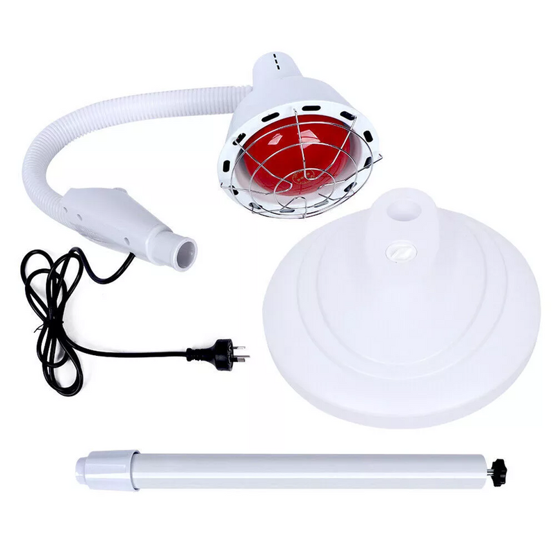 Load image into Gallery viewer, 275W Floor Stand Infrared IR Temperature Light Therapy Heat Lamp Pain Relief
