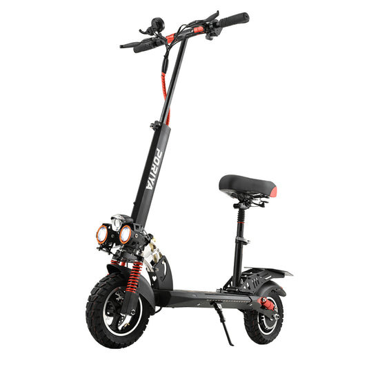 Electric Scooter Off Road 2000W 50km/h Foldable Portable Adult E-Bike W/Tail