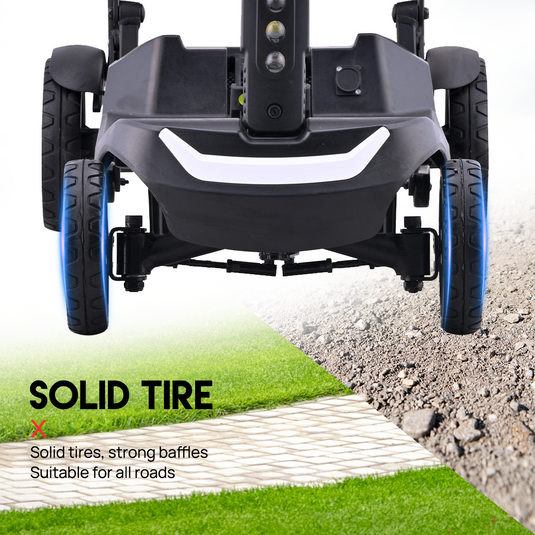 16KG Electric Mobility Scooter Lithium Motorised Foldable w/ Storage Basket