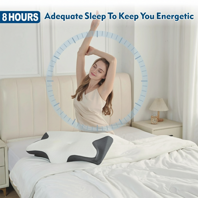 Load image into Gallery viewer, PORIYA Ergonomic Cervical Pillow Cooling Memory Foam Pillow Neck Support Pillow
