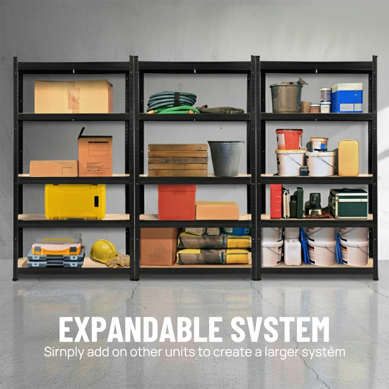 Load image into Gallery viewer, PORIYA 1.8M Warehouse Rack Garage Shelving Pallet Racking Storage Shelves Steel
