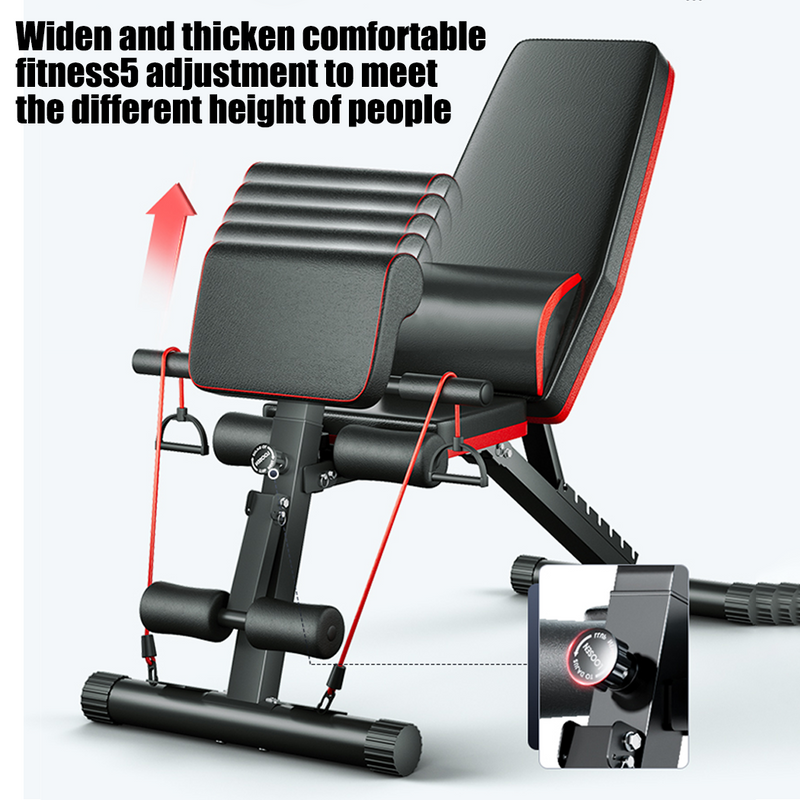 Load image into Gallery viewer, Adjustable FID Ab Abdominal Weight Press Bench Fitness Incline Sit up Gym Flat
