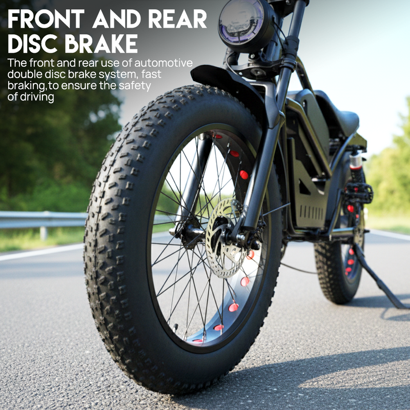 Load image into Gallery viewer, PORIYA Electric Bicycle Ebike 48V 2000W Mountain Bike 20" Fat Tire Shimano 7 Speed
