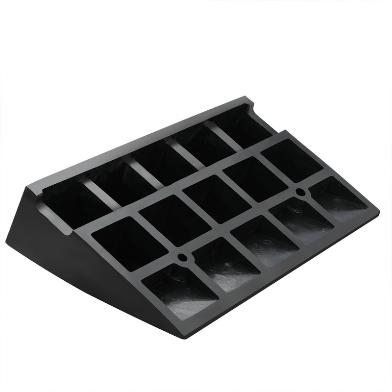 Load image into Gallery viewer, PORIYA Heavy Duty Rubber Curb Ramp Driveway Ramp for Curb 50x28x8cm 15 tons Capacity
