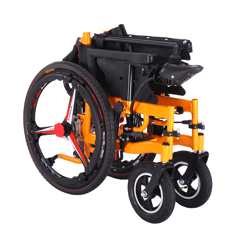 Load image into Gallery viewer, Electric Wheelchair Folding Long Range Motorised Foldable Long Range w/ Bag
