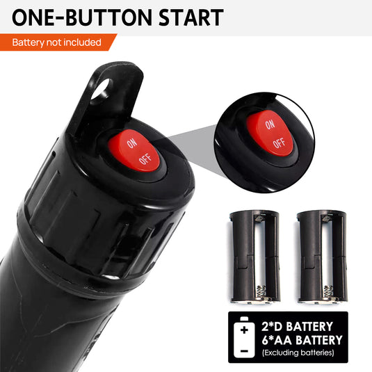 PORIYA 2.4 Gallons Electric Syphon Pump Battery Operated Petrol Oil Water Fuel Transfer