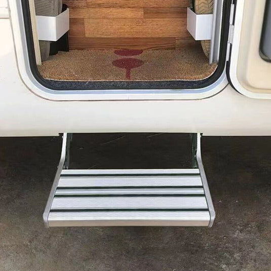 PORIYA Caravan Step Aluminium Pull Out Folding Caravan Step Camper Trailer Motorhome RV