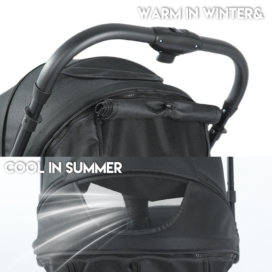 PORIYA Baby Stroller Reversible Handle Foldable Pram Portable Travel Pushchair Stroller