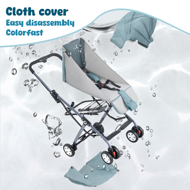 Load image into Gallery viewer, PORIYA Baby Stroller Pram Lightweight Compact Foldable Carry on Plane wi Mosquito Net
