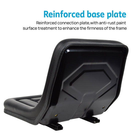 PORIYA Tractor Seat Universal Excavator Forklift Adjust Suspension Backrest