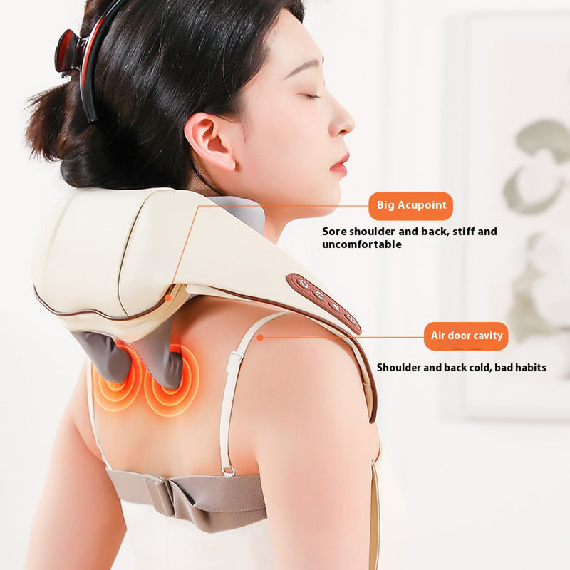 Load image into Gallery viewer, Neck Massager Shoulder Trapezius 5D with Heat Goletsure Massage Relief Pain
