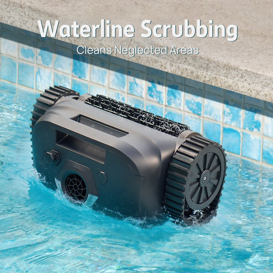 PORIYA Robotic Pool Cleaner Smart Control Wall Climbing Scuba Pool Cleaner