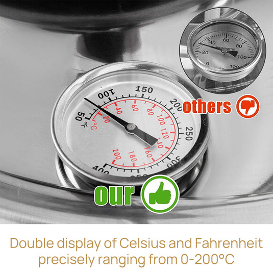 PORIYA Alcohol Distiler 12/19/30/50L Water Wine Brew Copper Coil Moonshinestill w/ Pump