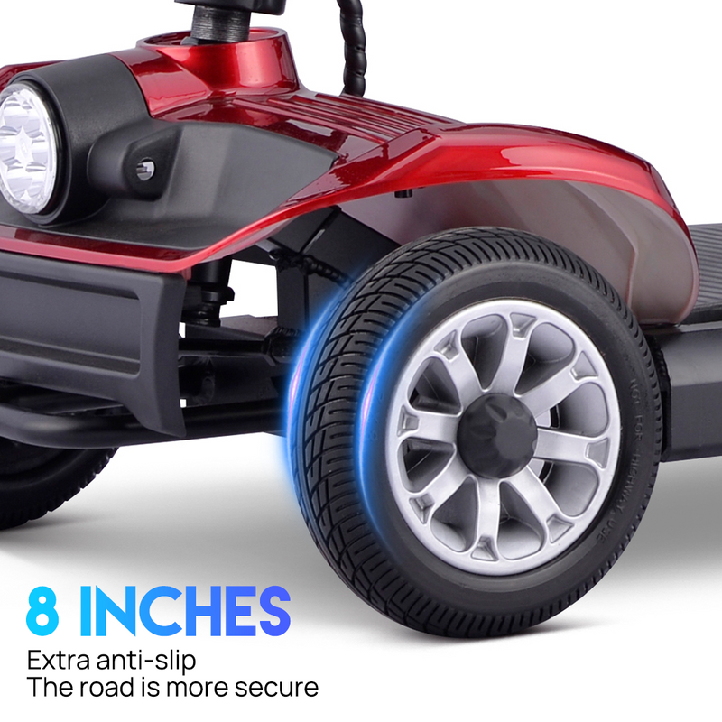 Load image into Gallery viewer, Portable Electric Mobility Scooter Motorised 4 Wheel Folding Scooter 35KM Range
