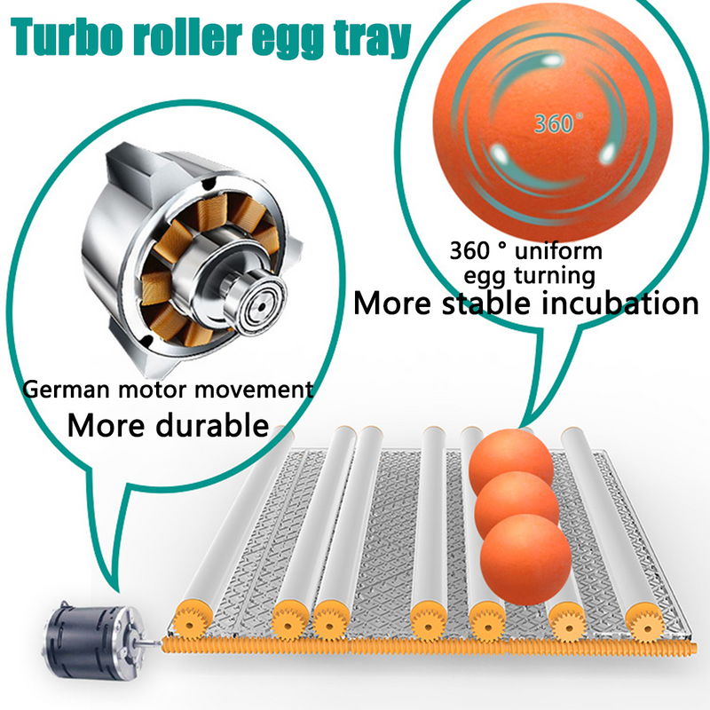 Load image into Gallery viewer, PORIYA 64 Eggs Digital Egg Incubator LED Fully Automatic Turning Chicken Duck Poultry
