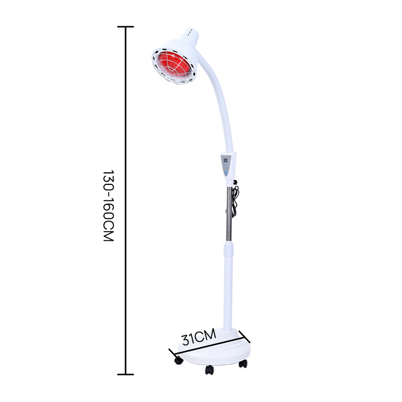 Load image into Gallery viewer, PORIYA 275W Infrared Heat Lamp Light Floor Stand Therapeutic Therapy Pain Relief E27
