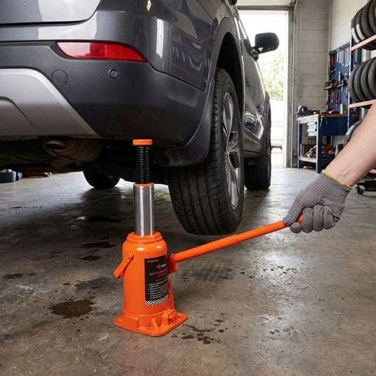 PORIYA 10/12/20 Ton Bottle Jack Hydraulic Lifter Heavy Duty Car Safety Valve 4WD