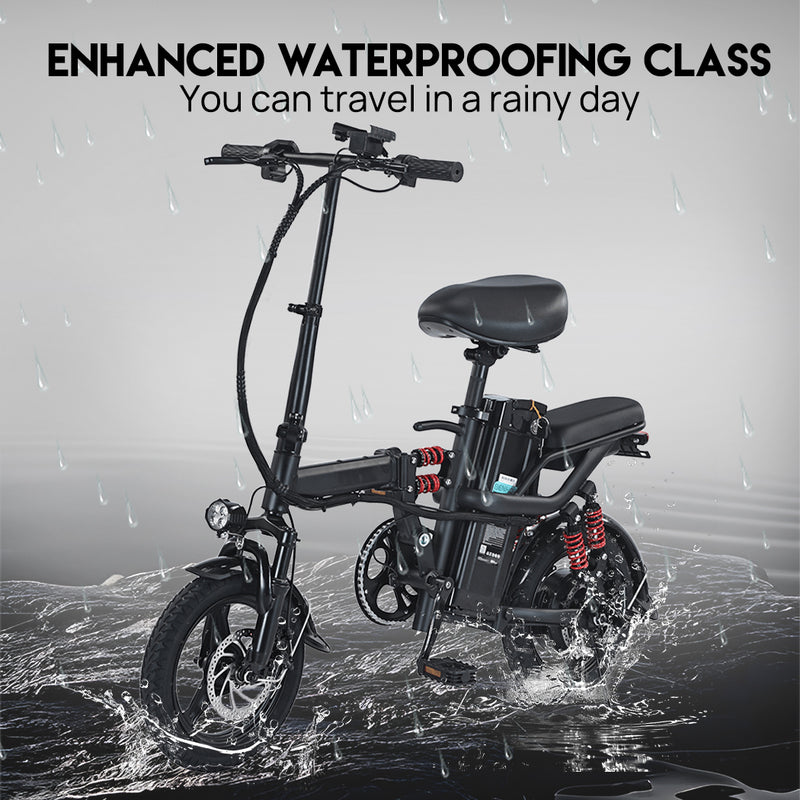 Load image into Gallery viewer, Foldable Electric Bicycle 1000W 50KM/H Protable Commuter Travel Bicycle E Bike 48V
